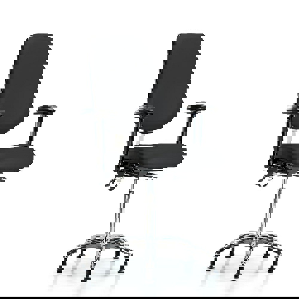 Task Chair: ESD Vinyl, Black